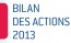 Bilan des actions 2013